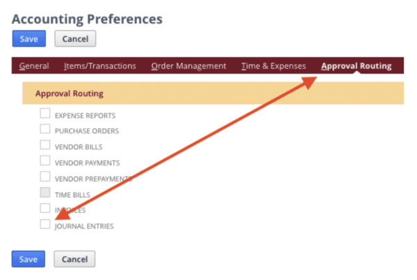 How to Set Up Journal Entry Approvals in NetSuite