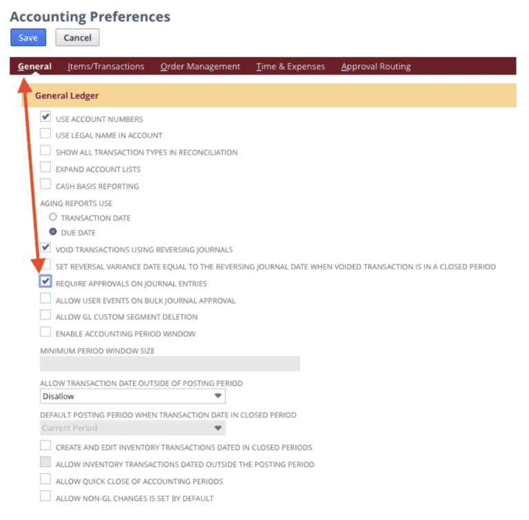 How to Set Up Journal Entry Approvals in NetSuite