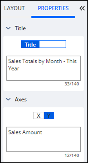 Chart Layout Properties