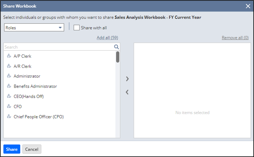 Share Workbook Options